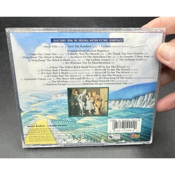 Wizard of Oz Original Motion Picture Soundtrack CD 1995 US Judy Garland Mint! -D - Picture 2 of 3